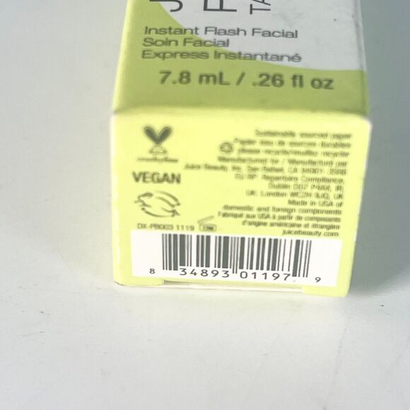 Juice Beauty PreBiotix Tartraic Iris Instant Flash Facial Travel .26oz 7.8ml New - Picture 7 of 7